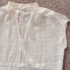 Studio M White Cotton Shirt